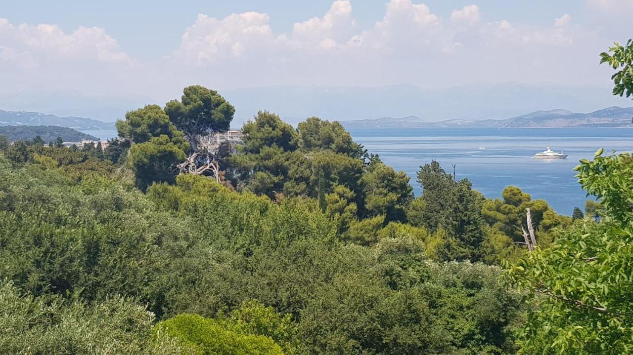 Mon Repos Panorama Lägenhet Corfu  Exteriör bild